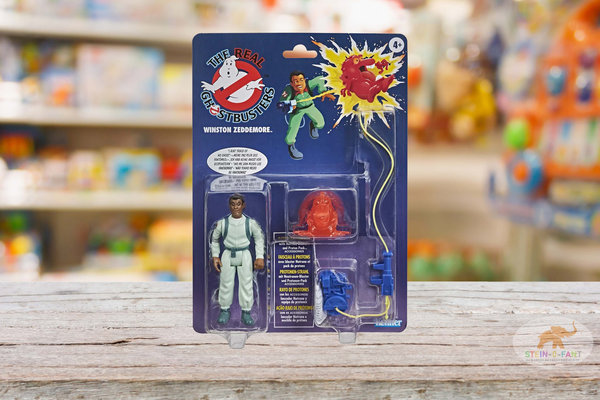 The Real Ghostbusters Classics Actionfiguren Winston Zeddemore and Chomper Ghost