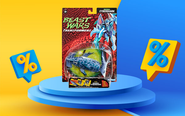 Maximal Cybershark Transformers Beast Wars Reissue Kenner 13cm Figur Hasbro