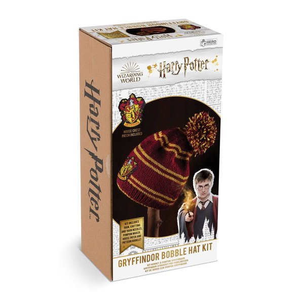 Harry Potter Strick-Set Beanie/Mütze Gryffindor