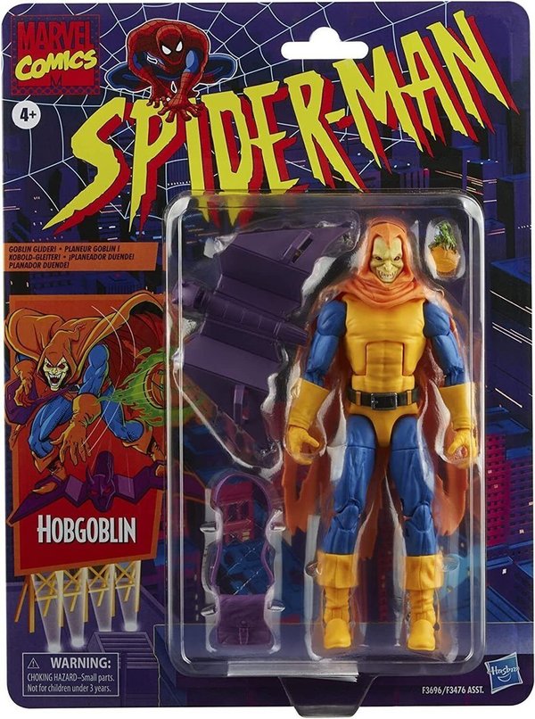 Marvel Legends Series Spider-Man 15cm große Hobgoblin Action-Figur & Accessories