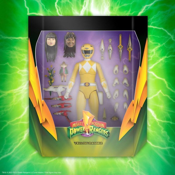 Mighty Morphin Power Rangers Ultimates Actionfigur Yellow Ranger 18 cm