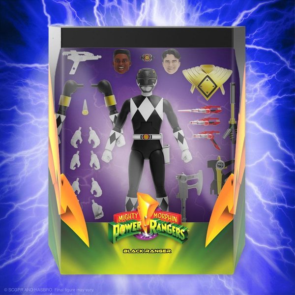 Mighty Morphin Power Rangers Ultimates Actionfigur Black Ranger 18 cm