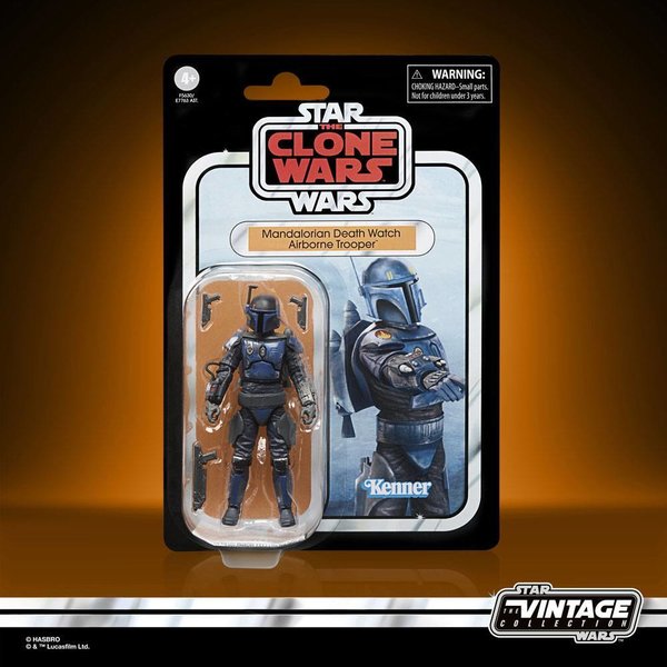 Star Wars: The Clone Wars Vintage Collection Actionfigur 2023 Mandalorian Death Watch Airborne Troop