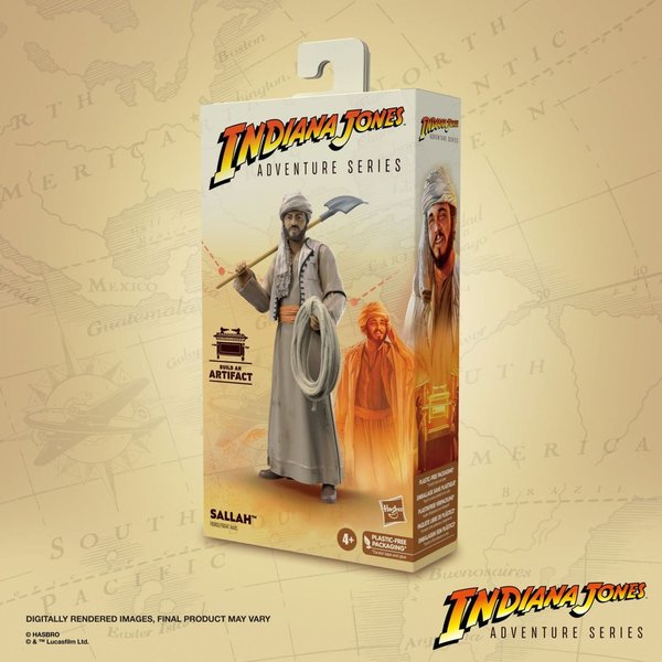 Indiana Jones Adventure Series Actionfigur Sallah (Jäger des verlorenen Schatzes) 15 cm -