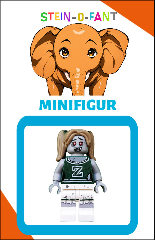 LEGO® MINIFIGUR AUS SERIE 14 ZOMBIE CHEERLEADER 71010 COL148