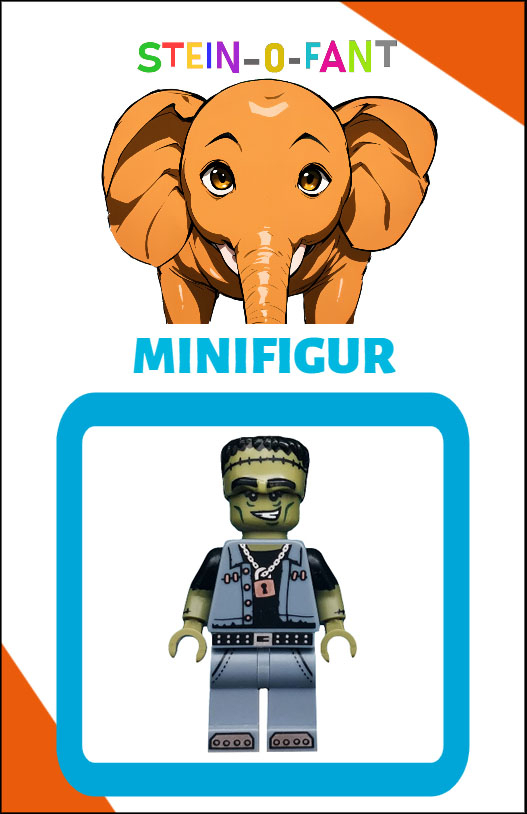 LEGO® MINIFIGUR AUS SERIE 14 MONSTER ROCKER 71010 COL1412