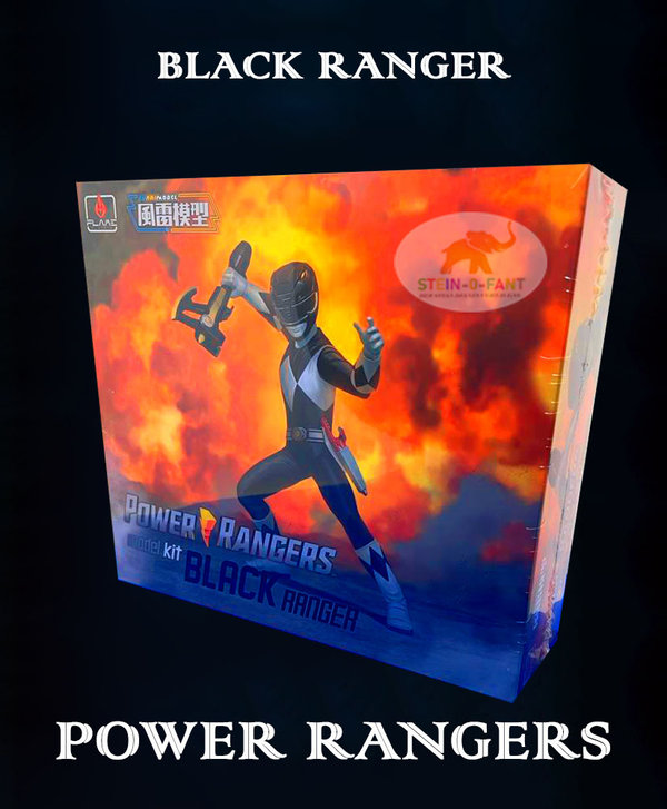 Power Rangers Furai Model Plastic Model Kit Black Ranger