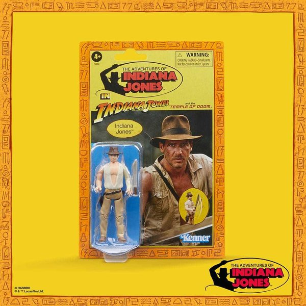 Indiana Jones Retro Collection Actionfigur Indiana Jones Tempel des Todes)