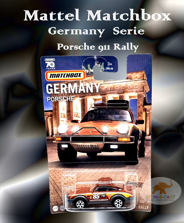 Mattel  Matchbox  Germany   Serie  Car / Auto 1985 Porsche 911 Rally