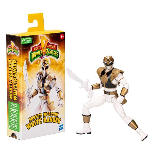 Hasbro Mighty Morphin Power Rangers Actionfigur White Ranger