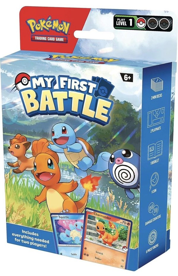 Pokémon - My First Battle: Squirtle vs Charmander *EN*