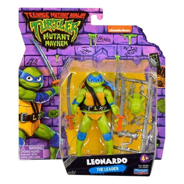 Teenage Mutant Ninja Turtles: Mutant Mayhem Actionfigur Leonardo Basic