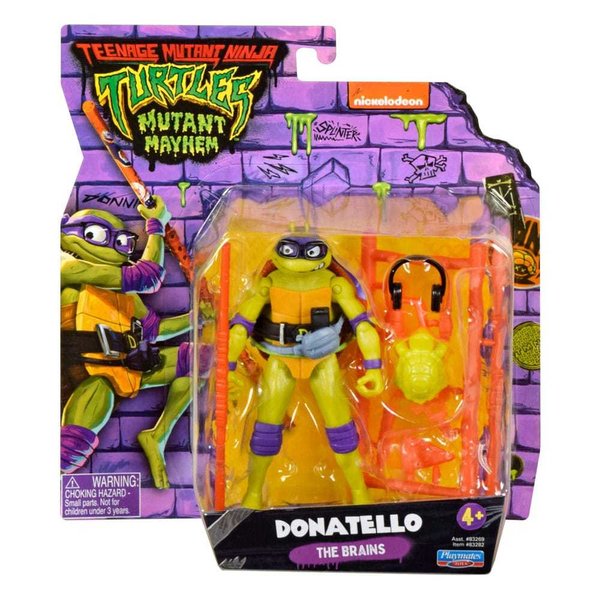 Teenage Mutant Ninja Turtles: Mutant Mayhem Actionfiguren Donatello Basic