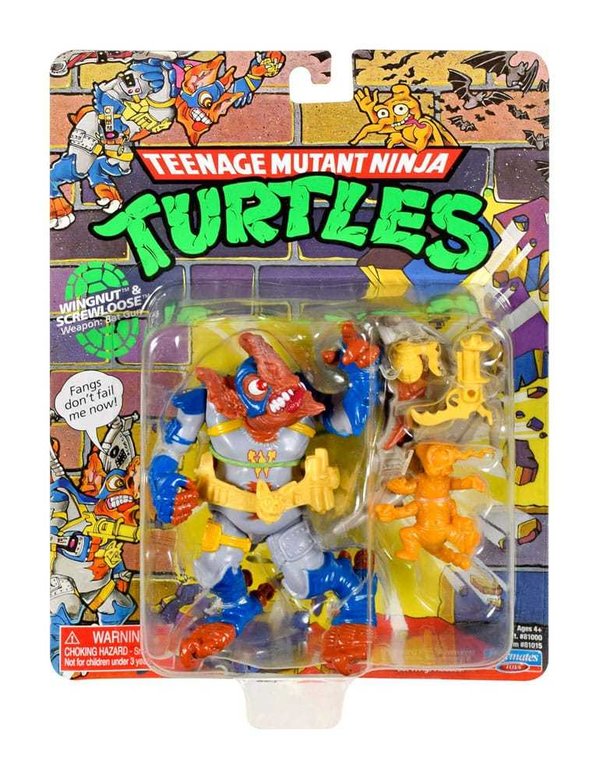 Teenage Mutant Ninja Turtles Actionfigur Wingnut and Screwloose Wave 2