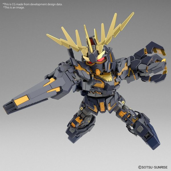 Bandai SD Gundam Cross Silhouette Unicorn Gundam 02 Banshee Destroy Model Kit