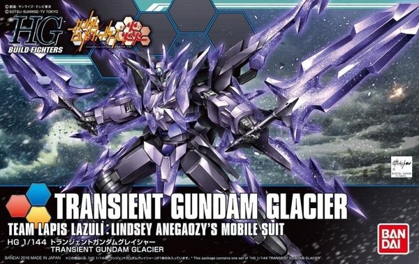 Bandai Gundam Build Fighters High Grade -Transient Glacier 1:144 Scale Model Kit