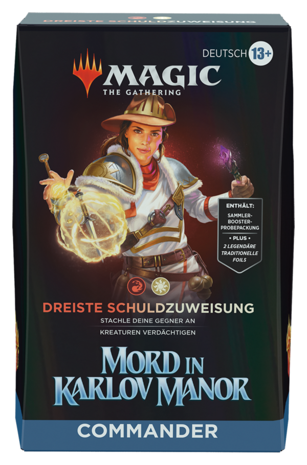Magic the Gathering Mord in Karlov Manor Commander-Deck Dreiste Schuldzuweisung